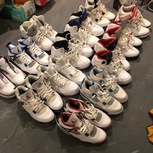JORDANS! 3’s 4’s 5’s!